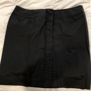 Talbots ruffle front pencil skirt